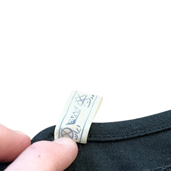 Women Camisole Vtg Y2k Mesh Lace Trim Square Neck Spaghetti Strap Rib Solid S - Picture 5 of 5